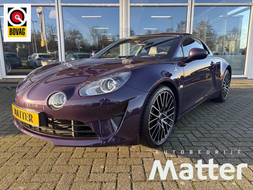 Alpine A110 1.8 Turbo GT nr. 63/110 Atelier Alpine Alcantara 300PK